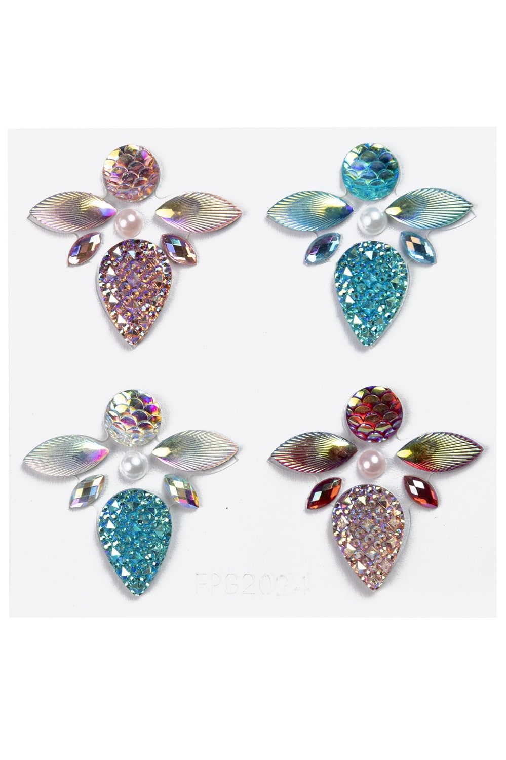 Gezicht steentjes Queen Beezz