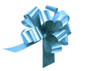 Trekstrik licht blauw