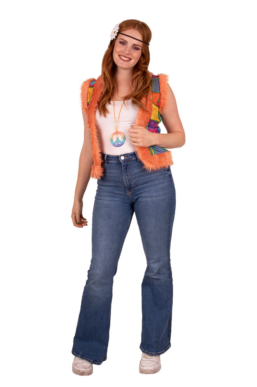 Hippie vest patchwork dames