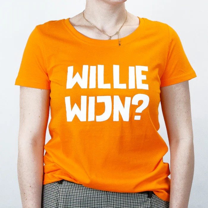 Oranje t-shirt Willie Wijn?