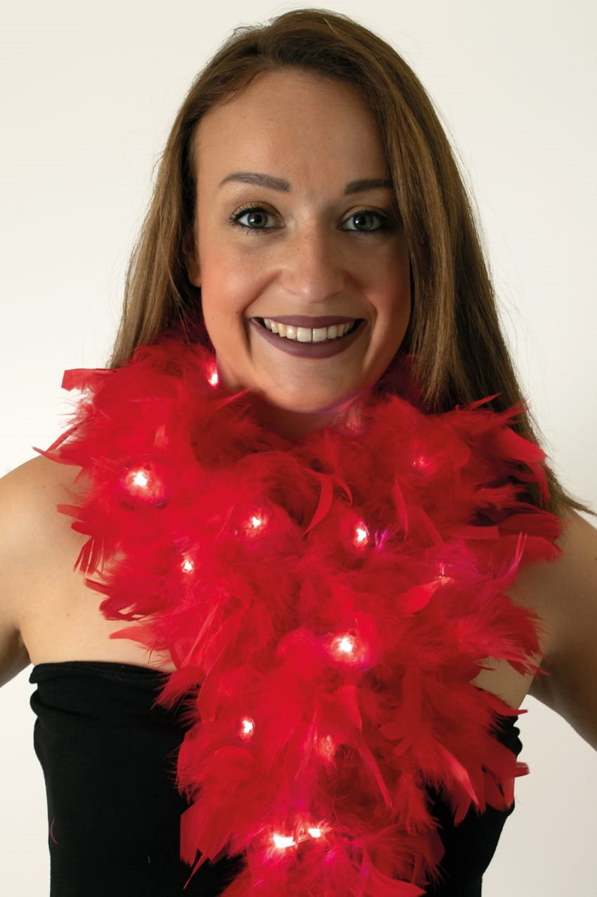 Boa rood met licht 180 cm.