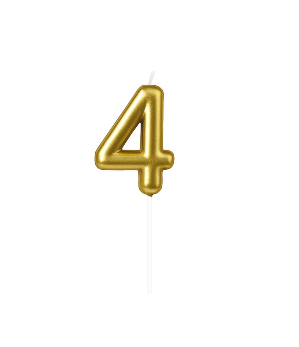 Cijferkaars 4 goud