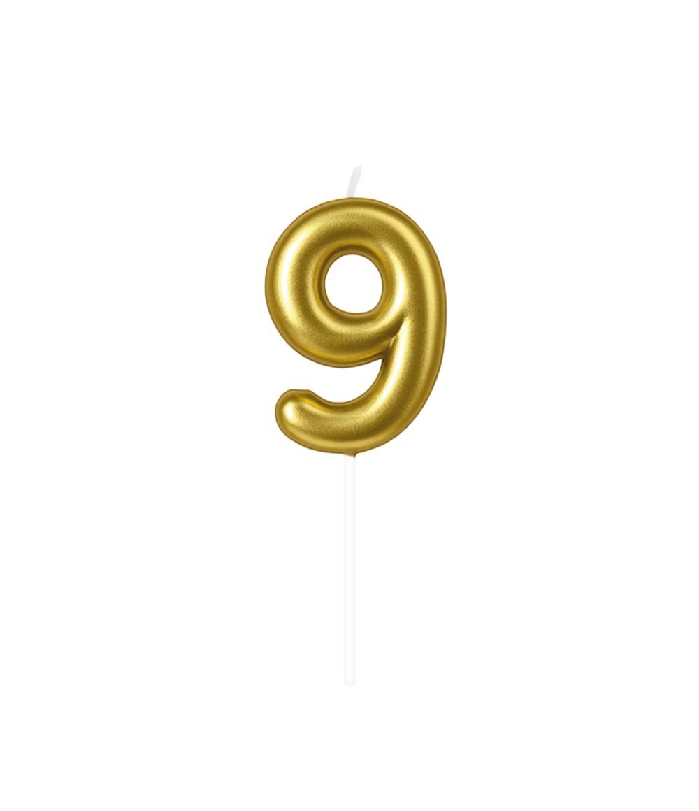 Cijferkaars 9 goud