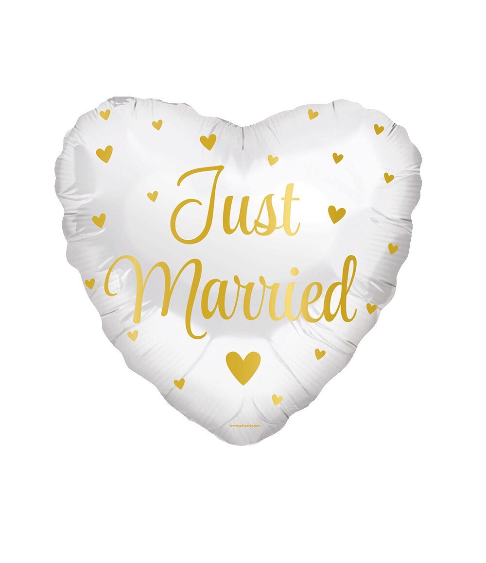 Folieballon Just Married