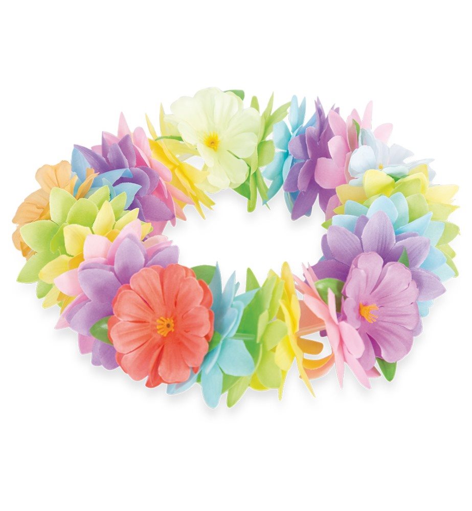Haarband bloemen pastel