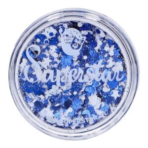 Chunky Glitter Blue & White
