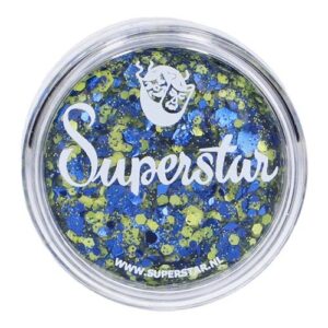 Chunky Glitter Blue & Yellow