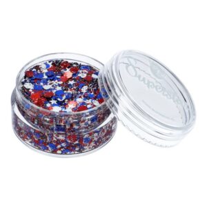 Chunky Glitter Red White Blue