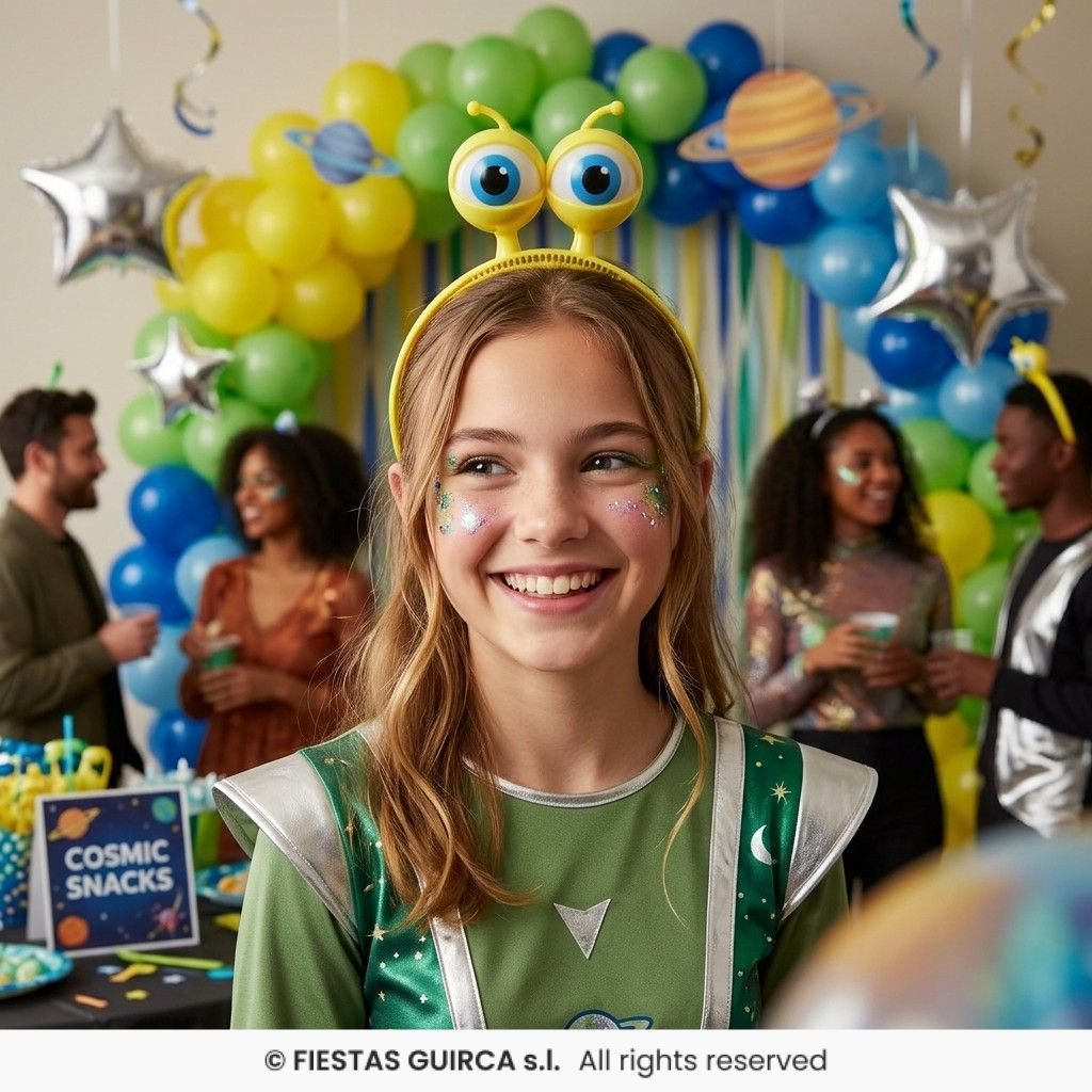 Diadeem met ogen en licht