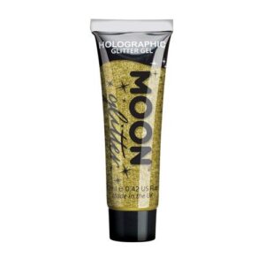 Glitter gel fijn holo goud