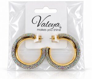 Oorbellen Strass Zilver