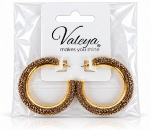 Oorbellen Strass Goud