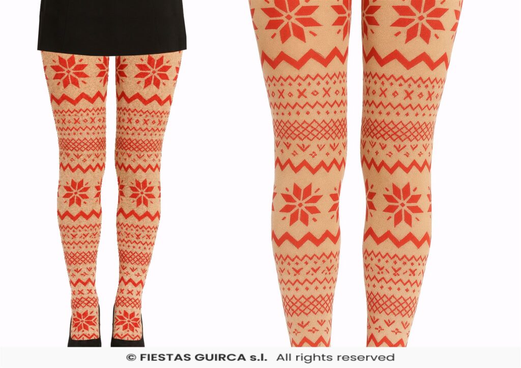 Panty kerst motief
