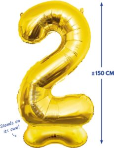 Staande XXL Cijferballon 2