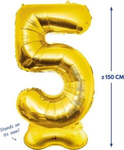 Staande XXL Cijferballon 5