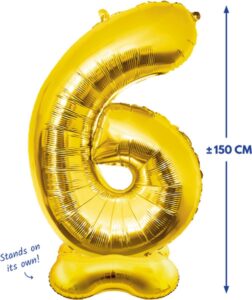 Staande XXL Cijferballon 6