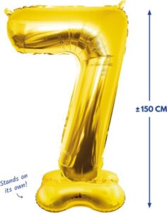 Staande XXL Cijferballon 7