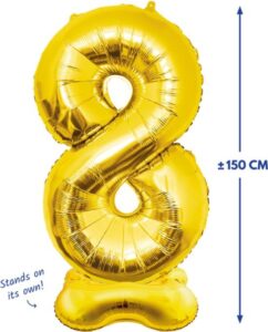 Staande XXL Cijferballon 8